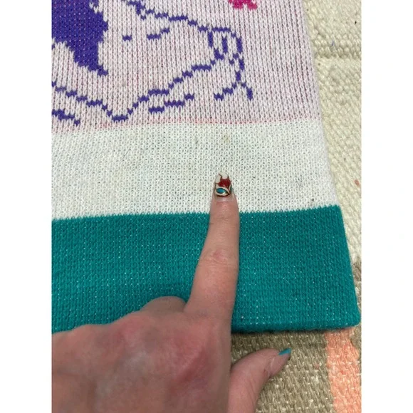 Vintage Disney "Beauty and the Beast" Pom Beanie – Unisex‎ - Picture 5 of 6